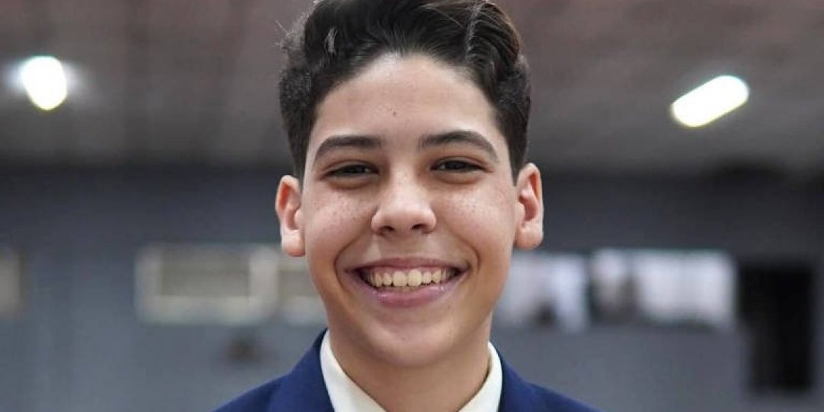 Pastor Miguel Oliveira, de 15 anos