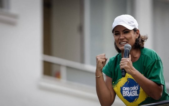 Michelle Bolsonaro deve ser destaque nas manifestações do 7 de Setembro