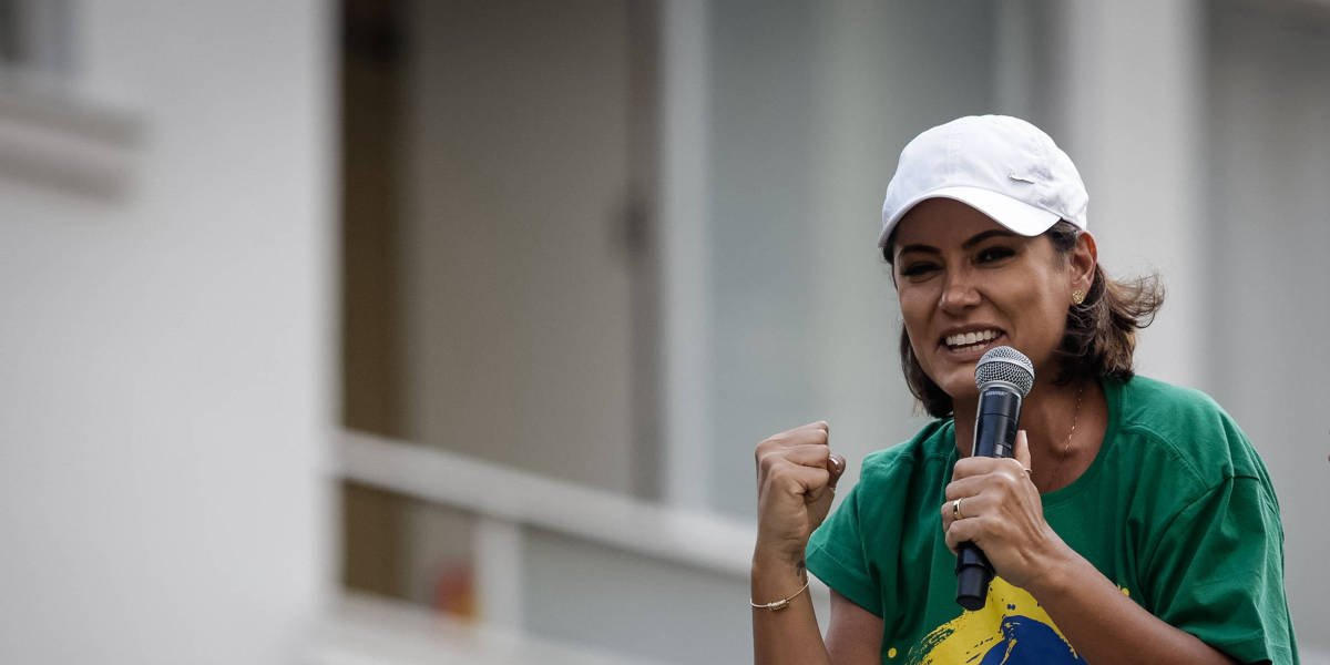 Michelle Bolsonaro deve ser destaque nas manifestações do 7 de Setembro