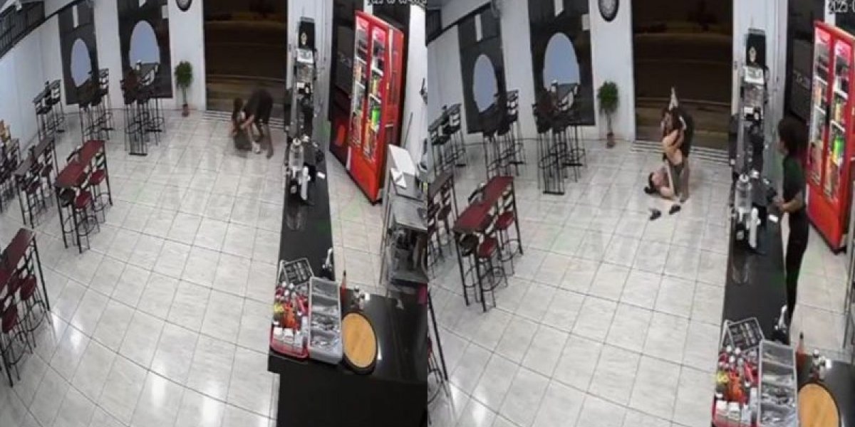 Mulher reage a assalto em bar e imobiliza suspeito com técnicas de jiu-jitsu