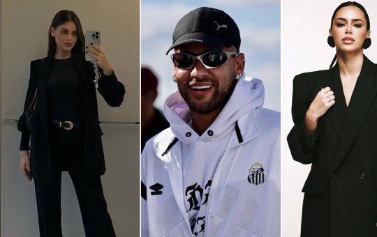 Após polêmica entre Bruna Biancardi e Amanda Kimberlly, Neymar compartilha foto com sua filha Helena