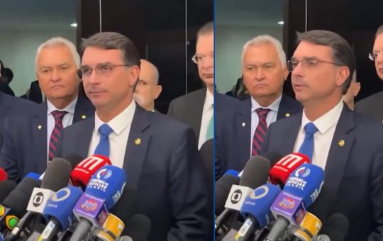 Flávio Bolsonaro dispara contra Moraes após voto do ministro: "Parecia o líder do PT no Supremo"