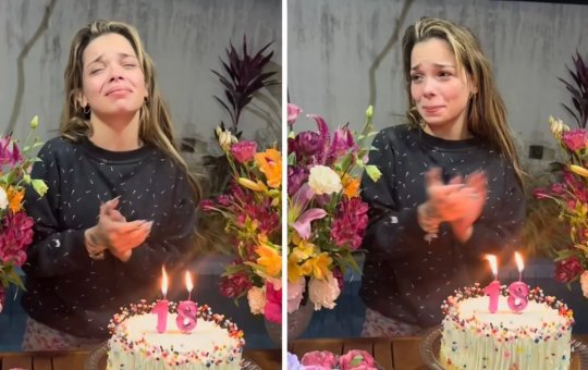 Com Hytalo Santos preso, Kamylinha recebe festa surpresa de aniversário e chora