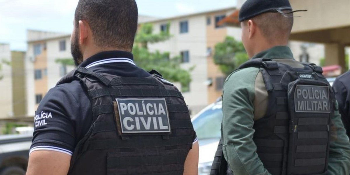 Foto ilustrativa de policial civil e policial militar
