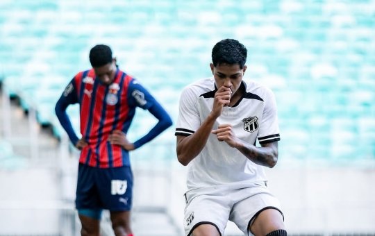 Após triunfo no jogo de ida, Bahia perde por 2 a 0 para o Ceará e bate na trave da Copa do Nordeste Sub-20