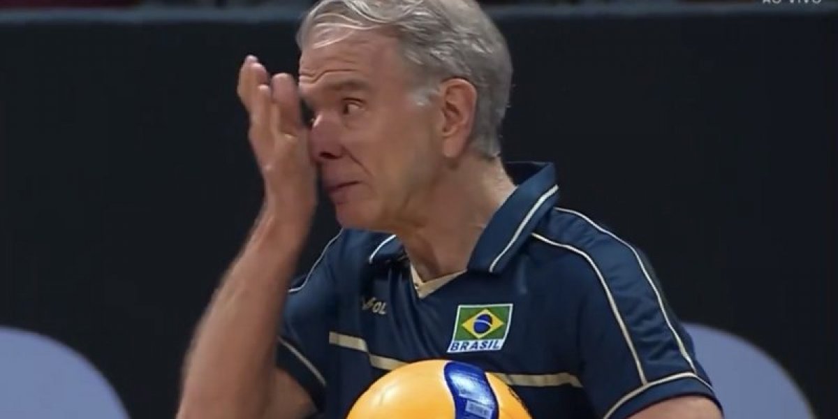 Bernadinho se emocioando