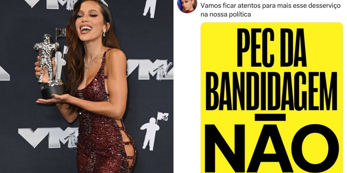 Anitta critica PEC da Blindagem e pede ajuda dos fãs: 'Vamos ficar atentos'