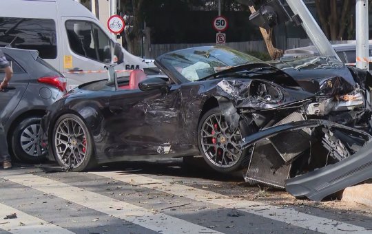 Laudo do IML mostra que Gato Preto estava sob efeito de drogas no acidente com carro da Porsche