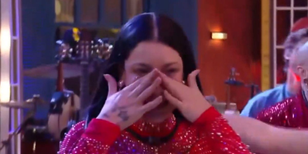 Momento do choro de Rayane Figliuzzi