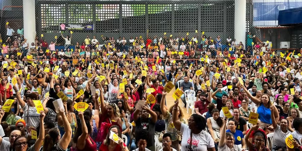 Protestos dos professores