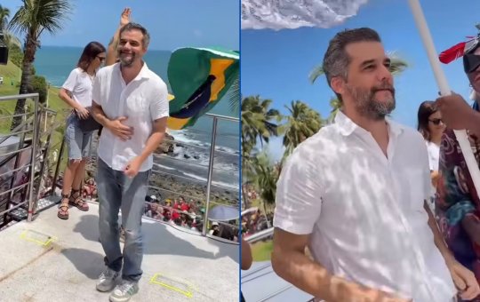 'Aqui a extrema direita não se cria', diz Wagner Moura em ato contra Anistia