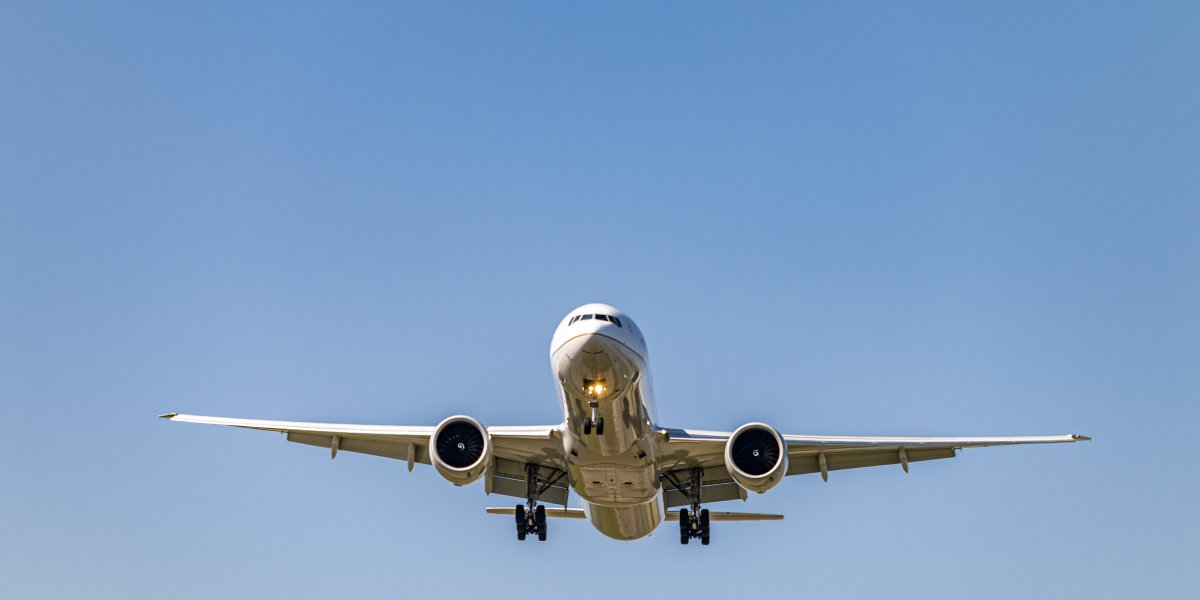 Imagem ilustrativa de um avião