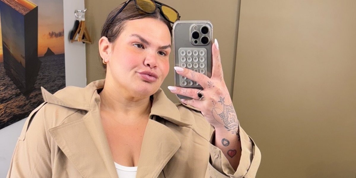 Thaís Carla, dançarina e influenciadora, em foto compartilhada em suas redes sociais