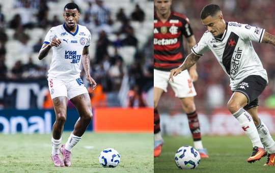 Vasco x Bahia: veja onde assistir, horário e prováveis escalações