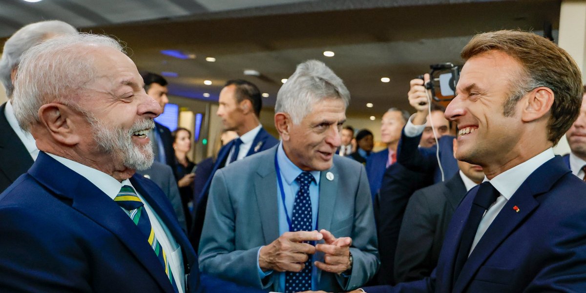 'Você é um guerreiro', diz Macron a Lula após discurso na ONU