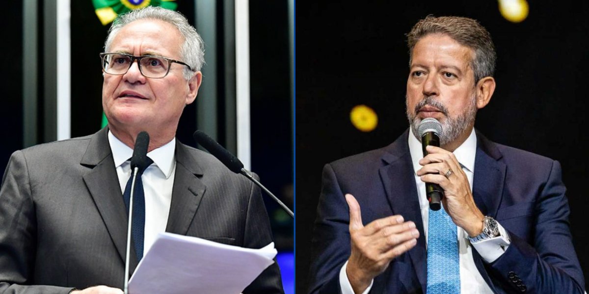 Renan Calheiros (MDB), senador por Alagoas, e Arthur Lira (PP), deputado federal