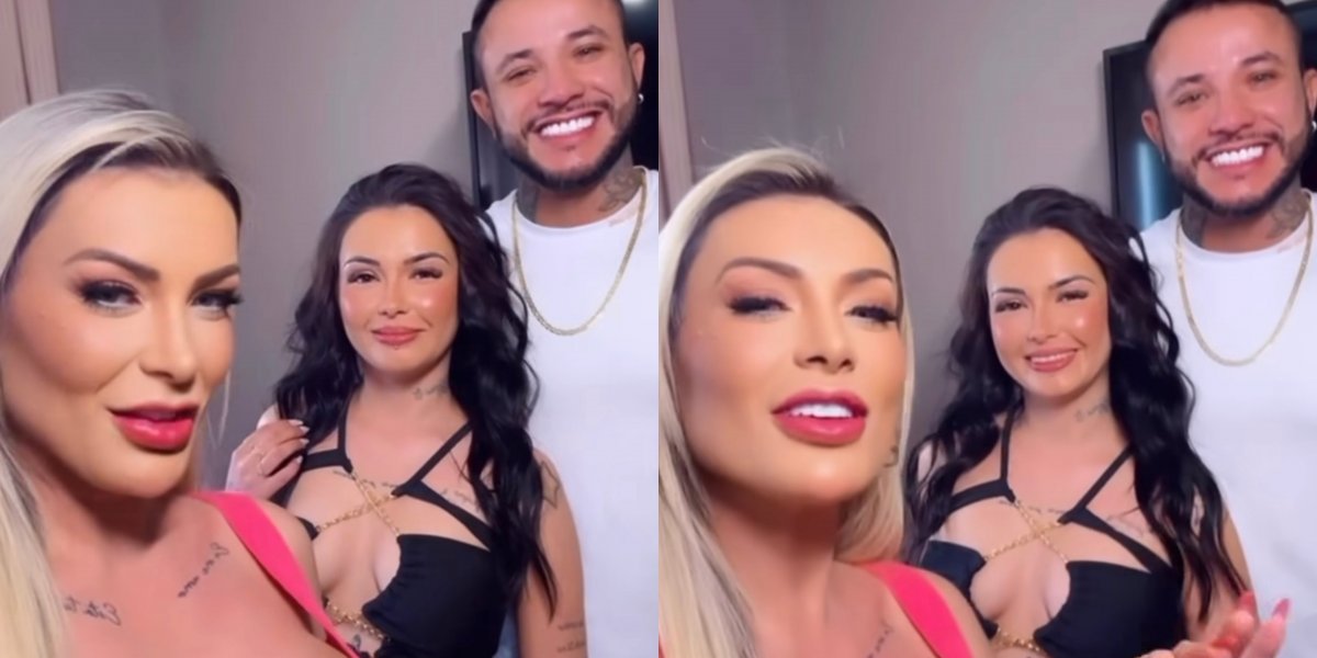 Andressa Urach, Pâmela Urach e Ton Fernandes