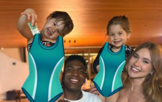 Irmão de Vini Jr posta foto ao lado de Virginia e das duas filhas: 'Família'