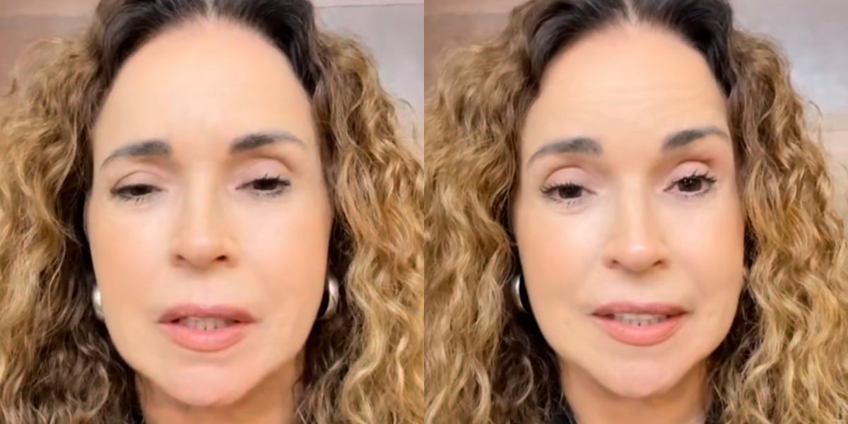 Daniela Mercury no momento da gravação do vídeo