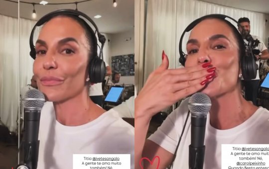 Ivete no momento do vídeo