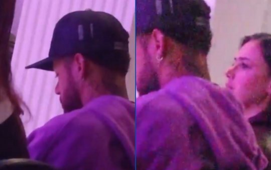 Um dia após ser acusado de vícios, Neymar é visto em igreja na companhia de Bruna Biancardi