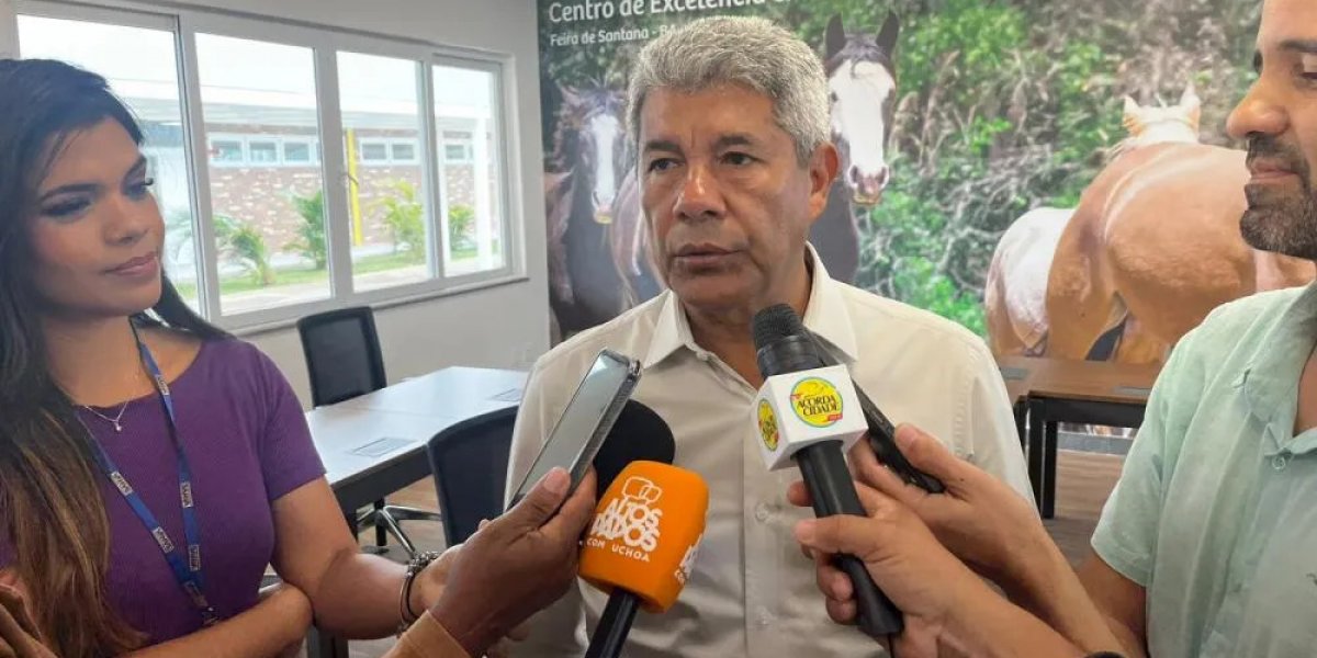 Jerônimo Rodrigues na inauguração do Centro de Excelência de Zootecnia