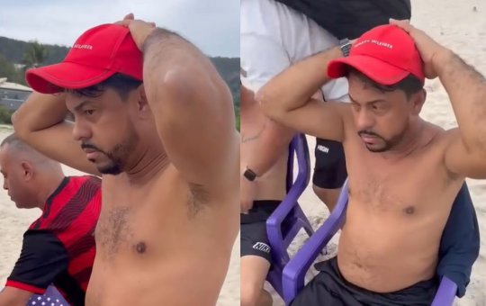 Chefe de facção é surpreendido e preso enquanto curtia a praia no domingo, no Rio de Janeiro