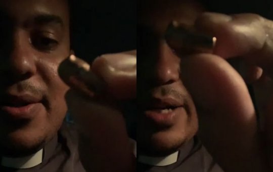 Carro de padre é atingido por bala perdida em bairro de Salvador: 'Brocou meu carro'