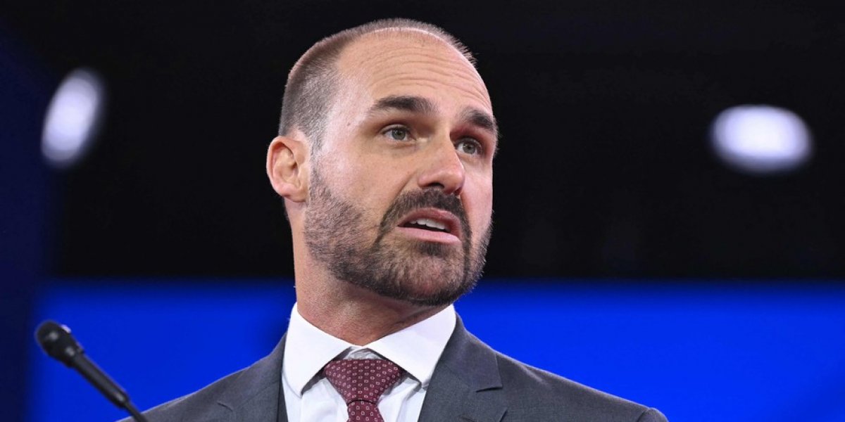 Deputado federal Eduardo Bolsonaro (PL-SP), filho do ex-presidente Jair Bolsonaro