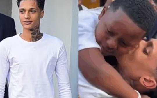 Oruam reencontra filho do coração em momento emocionante após deixar a prisão