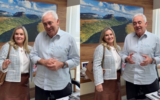 Senador Otto Alencar recepciona a deputada Ivana Bastos e impressiona ao cantar música de Chico Buarque