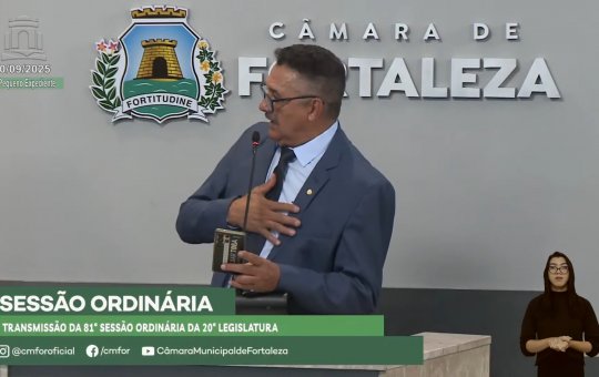 O que rolou? Vereador de Fortaleza pede minuto de silêncio, mas descobre que homem não morreu