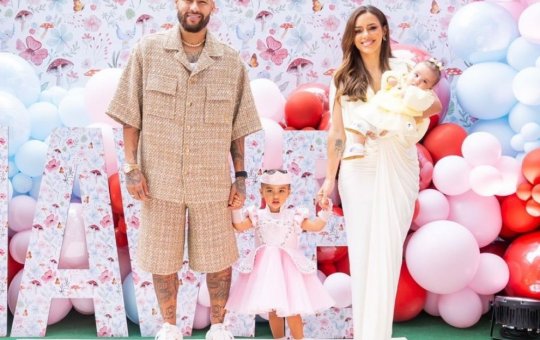 Neymar e Bruna Biancardi comemoram 2 anos de Mavie com festa luxuosa em São Paulo