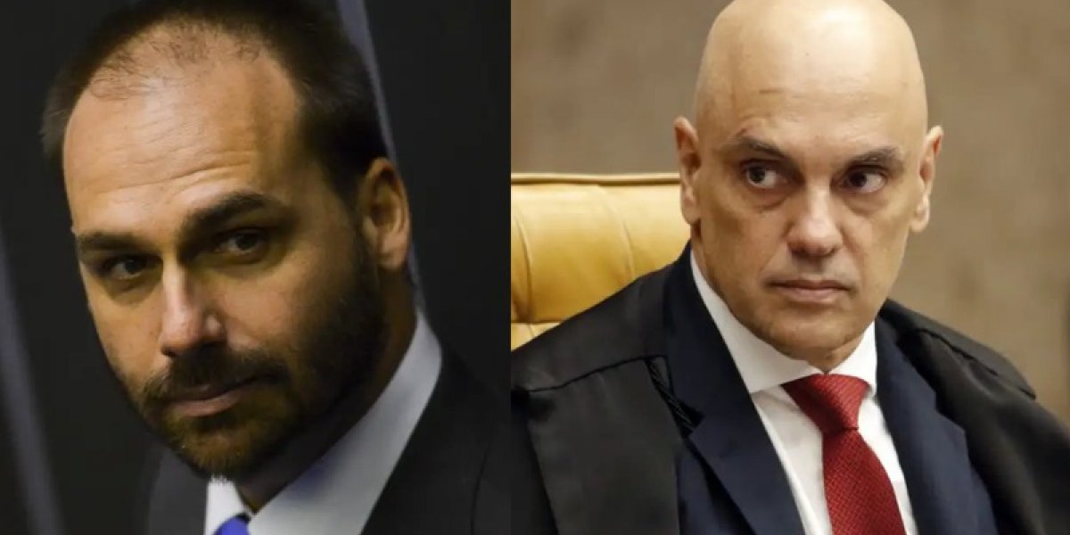 Moraes determina que PGR se manifeste sobre pedido de prisão de Eduardo Bolsonaro
