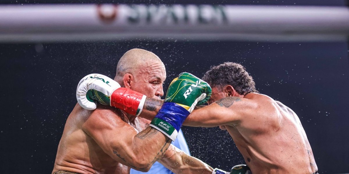 Luta entre Wanderlei Silva e Popó acabou em briga generalizada