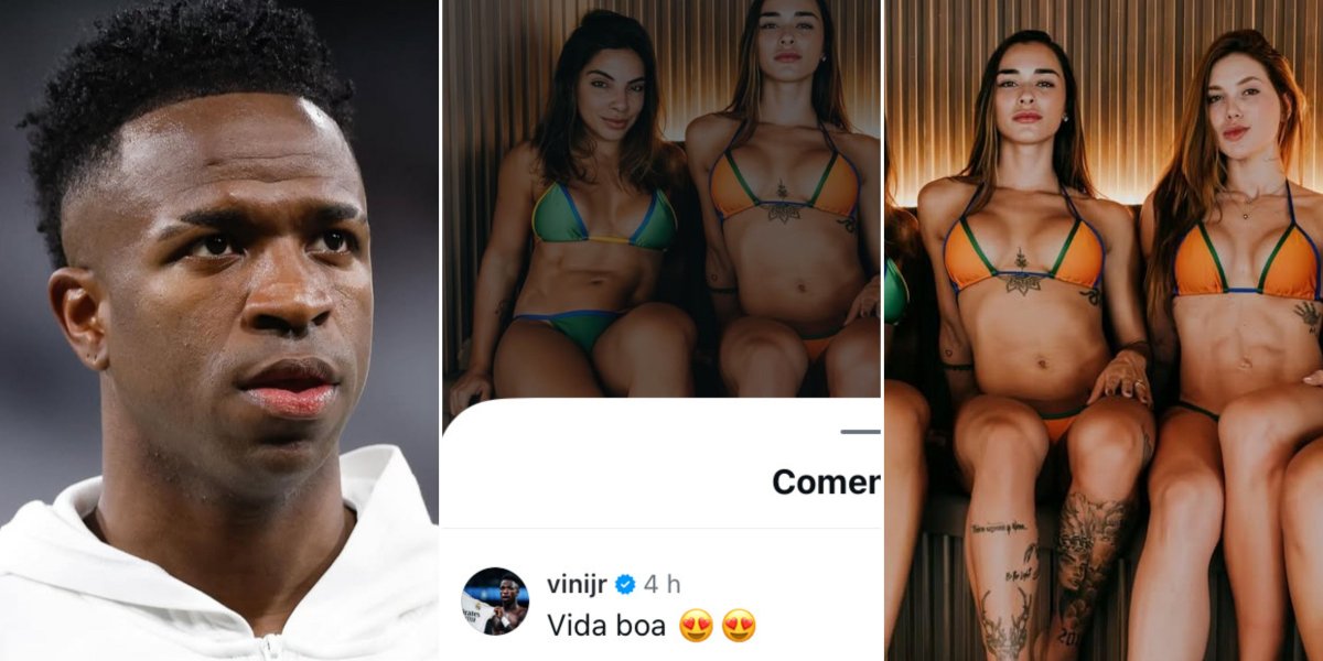 Vini Jr comenta em foto de Virginia com amigas e agita internet; veja