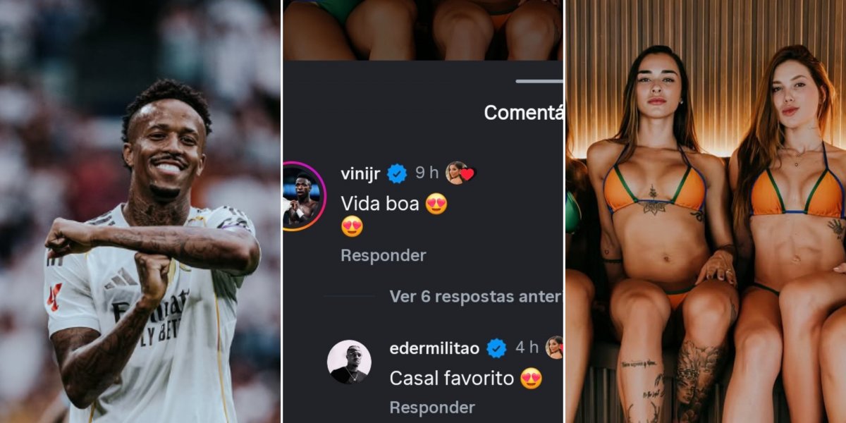 Éder Militão comentou sobre o romance entre Vini Jr e Virgínia Fonseca