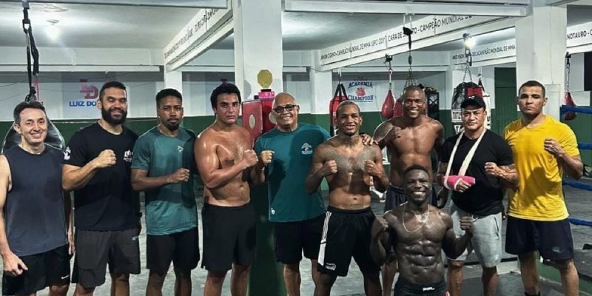 ATLETA: Marcelo Sangalo surge treinando boxe ao lado de Popó