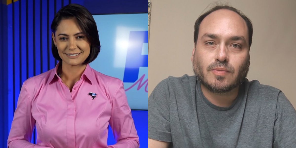 Carlos Bolsonaro e Michelle protagonizam disputa interna por vaga ao Senado