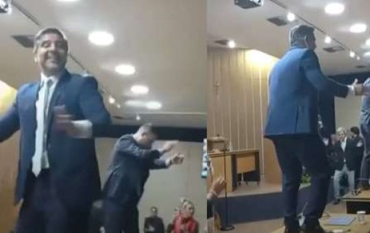 Vereadores são flagrados dançando sobre mesas do plenário e caso gera revolta