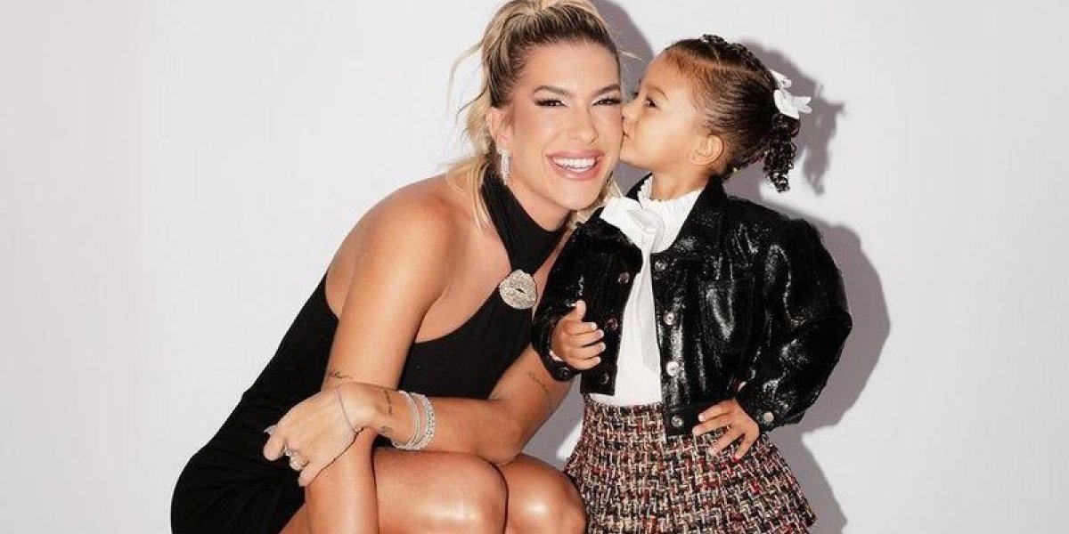 Lore Improta desabafa sobre saúde da filha Liz: “Não consigo lidar bem com ver ela doente”