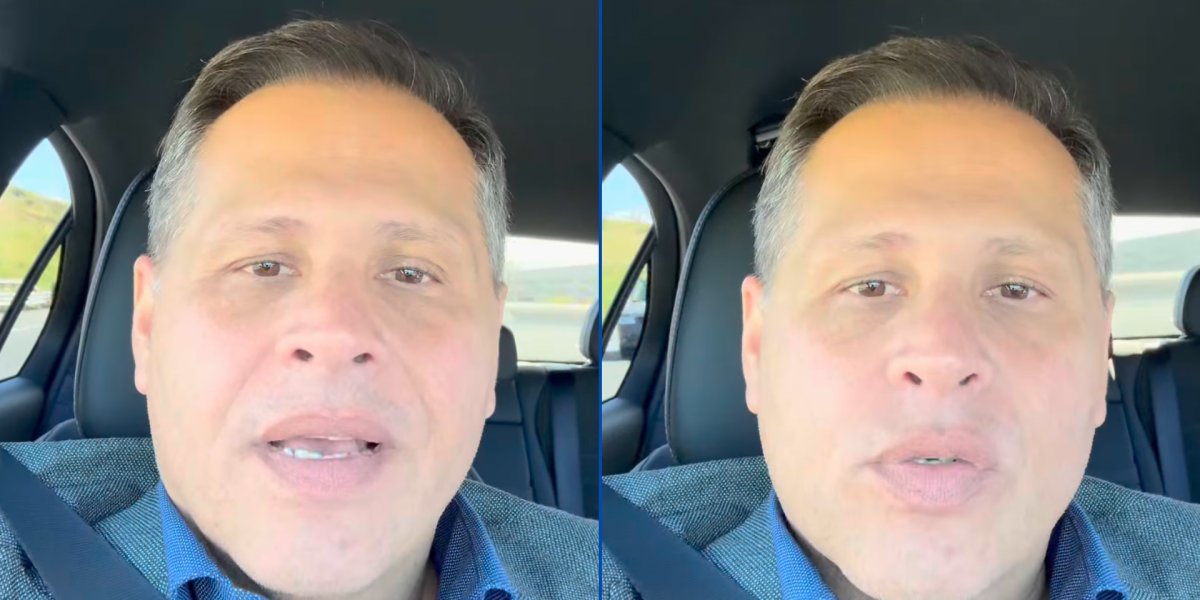 Eduardo Tagliaferro em vídeo compartilhado nas redes sociais