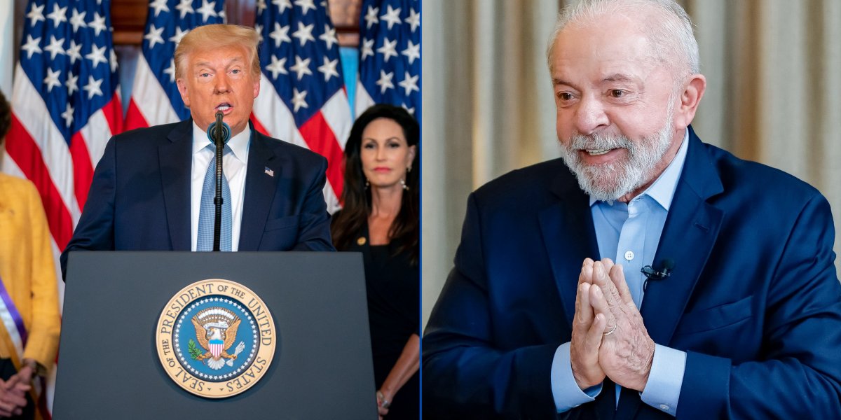 Presidente dos Estados Unidos, Donald Trump e Presidente do Brasil, Lula