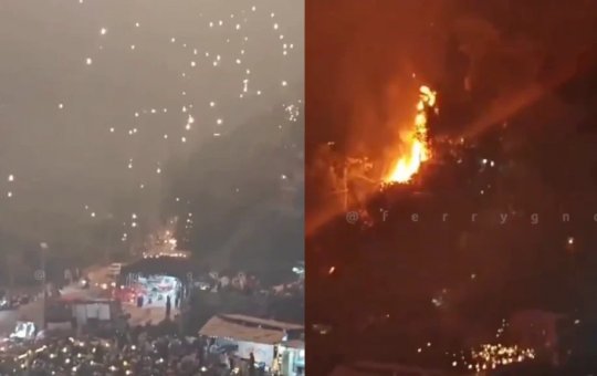 Show de drones na China falha e acaba em pânico entre o público