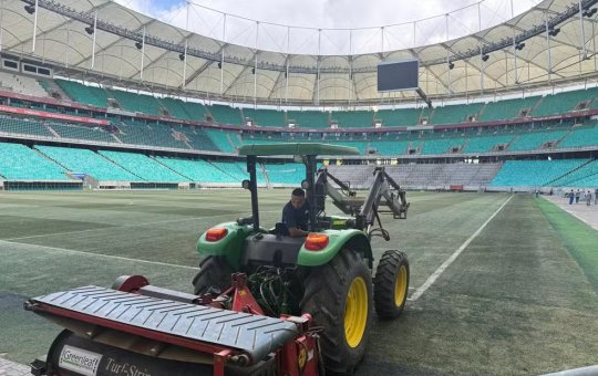 Gramado da Arena Fonte Nova passará por restauração completa após sofrer críticas 