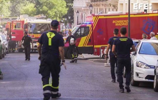 Prédio desaba no centro de Madri e deixa feridos e desaparecidos
