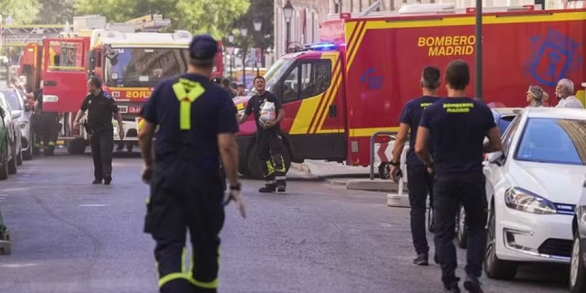 Prédio desaba no centro de Madri e deixa feridos e desaparecidos