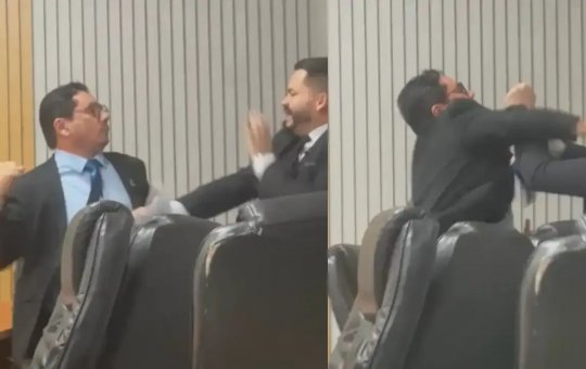 Após ofensas, vereadores trocam socos e interrompem sessão na Câmara Municipal
