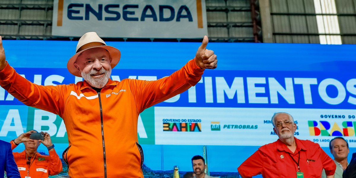 Presidente Lula durante inauguração da fábrica da BYD, em Camaçari