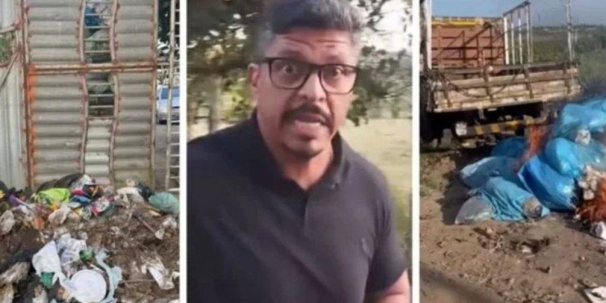 Revoltado, prefeito de cidade baiana devolve lixo a morador que jogou em local irregular: "Vá jogar na casa da desgraç*"